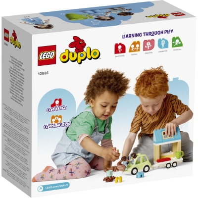 LEGO® DUPLO® - Dom rodzinny na kółkach